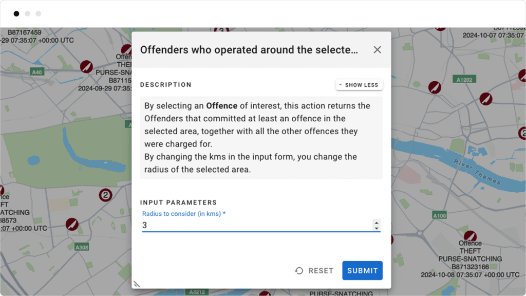 Geospatial graph analysis in Hume