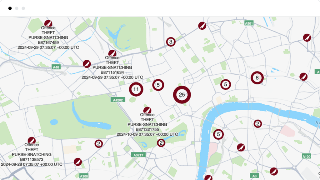 Geospatial graph analysis in Hume