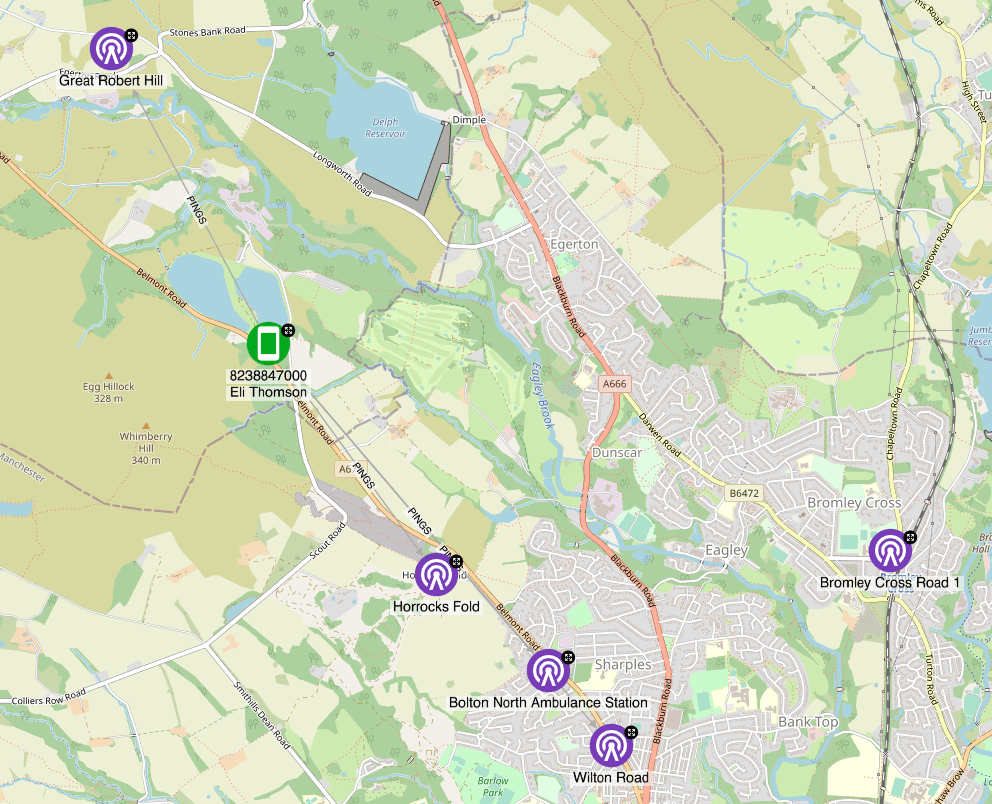 Geospatial graph analysis in Hume