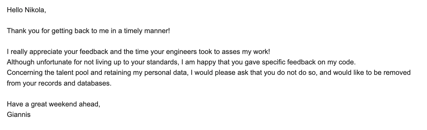 Feedback 1