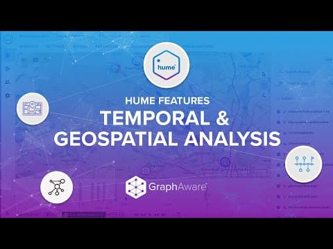 GraphAware Hume features - temporal & geospatial analysis