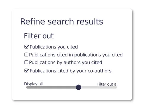 Bibliographic search filter using the NOT recommendation and weak-ties strategies Bibliographic search filter using the NOT recommendation and weak-ties strategies