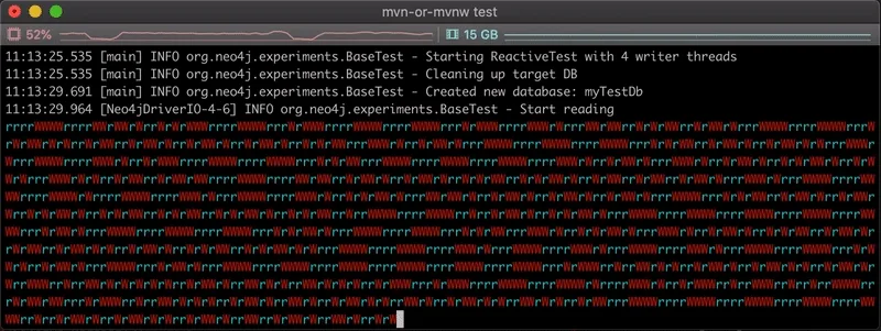 Reactive Neo4j data copy output